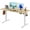 Maple, variant on YANGLI 55"x28" Electric Standing Desk, 3 Memory Preset, Ergonomic, Maple