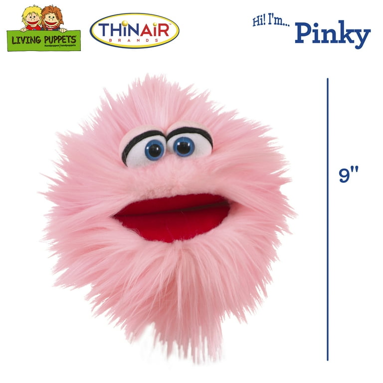 Living Puppets - Pinky The 9-Inch Pink Friendly Monster, Plush