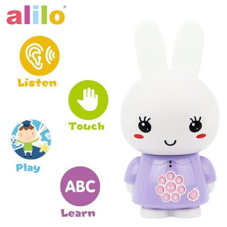 alilo Honey Bunny Story Teller Nursery Rhyme Lullaby Song Bedtime Story Fairy-tale Interactive Children Brain Kid Early Development Learning Toy Training Bluetooth G6X -