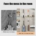 thumbnail image 3 of RuiJiao Clearance Heavy Duty Garden Tool Organizer Rack Rake And Shovel Handle Stainless Steel Mop Hanger Wall Mounted Utility Rack, 3 of 6