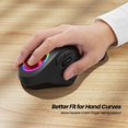 thumbnail image 2 of Ratón Trackball inalámbrico Nulea M505B recargable RGB, 2 of 7