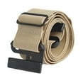 thumbnail image 2 of TANGNADE Womens Belts For Dresses Non Slip Backing Flat Buckle Stretch No Belt Adjustable Show Belt Beige, 2 of 6