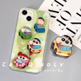 thumbnail image 2 of Funda de teléfono transparente Kawaii Crayon Shin-Chan para iPhone 15/14/13/12 Pro Max, carcasa suave, accesorios de regalo, 2 of 4