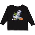 thumbnail image 3 of Inktastic Halloween Dinosaur Mummy Boys or Girls Long Sleeve Toddler T-Shirt, 3 of 5