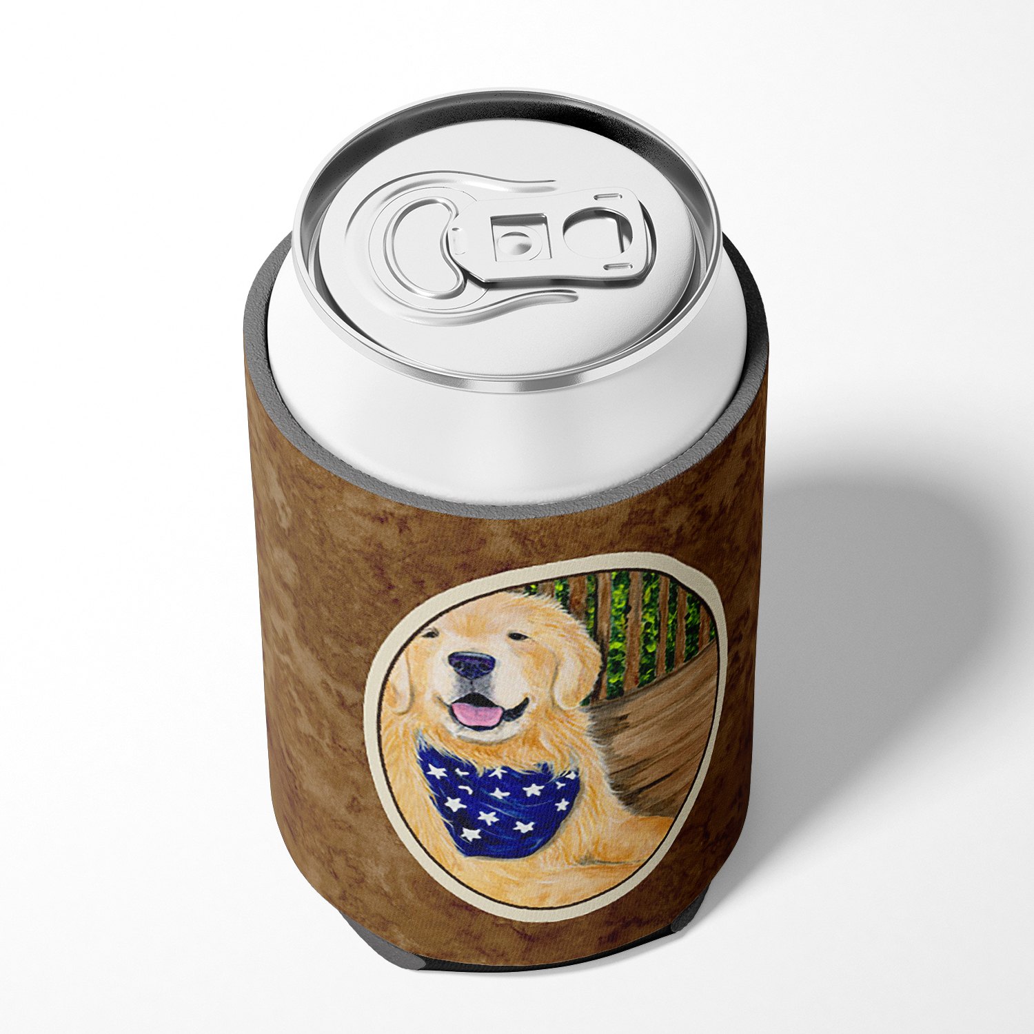 Caroline's Treasures SS8972CC Golden Retriever Can or Bottle Hugger, Can Hugger, multicolor