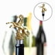 thumbnail image 5 of Tapón de botella de vino con forma de animal, hermético, a prueba de fugas, decoración universal, accesorios de zinc Tapón de caballo dorado, 5 of 9