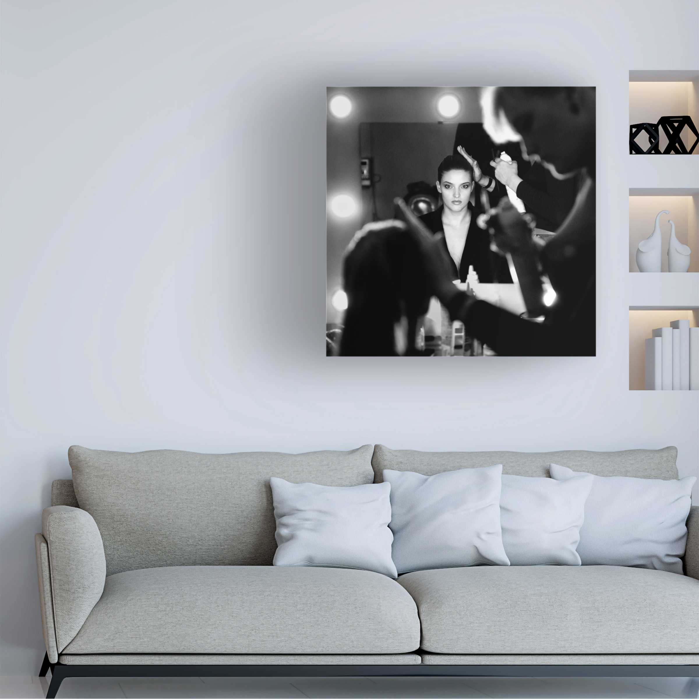 Didier Guibert 'Back Stage' Canvas Art