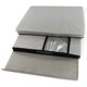 thumbnail image 4 of Caja de almacenamiento de tela con tapa, 2 asas y ventana transparente, caja de cubo de cesta de almacenamiento plegable lavable, 1 paquete Vhermosa CZBG-ST55-4, 4 of 5