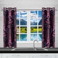 thumbnail image 2 of MKHERT Pairs I Love You Window Curtain Kitchen Curtains Window Treatments 26x39 inch,Set of 2, 2 of 2