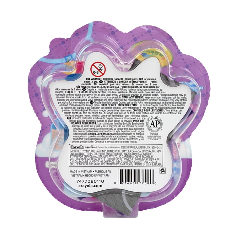 Crayola Scribble Scrubbie Pets Mini Tub, Uni-Creature Pets, Color
