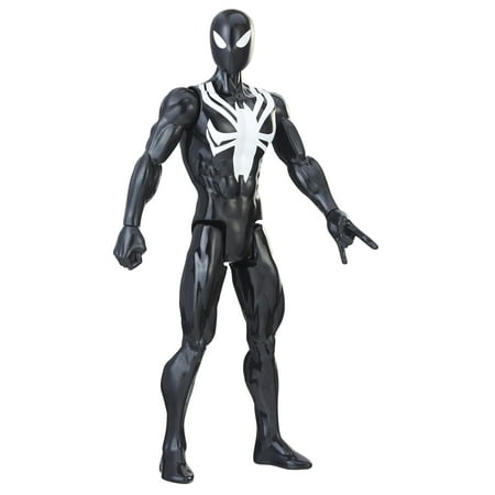 Spider-man titan hero series web warriors: black suit spider-man
