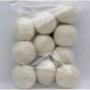 Wholesale Bulk Laundry Eco-Sheep Wool Dryer Balls - 100% New Zealand Wool (10 Pack)