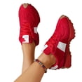 thumbnail image 4 of Willtoo Women's Platform Fashion Sneakers Retro Classic Trainers Casual Lace-up Stylish Tennis Running Walking Shoes, 4 of 6