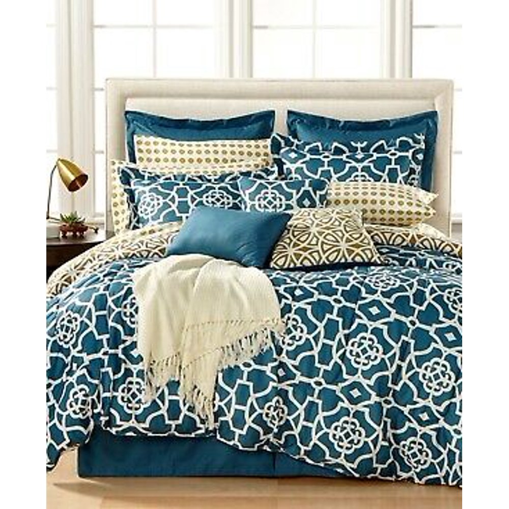 Sanders Jade Geometric Reversible 16Pc. Bed in a Bag Comforter Set