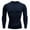 Blue, variant on Clearance! Hontri Mens Fitness Long Sleeve Running Sports T Shirt Men Thermal Muscle Athletic Gym Compression Clothes T Shirts for Man Black L
