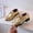 Gold, variant on Boys Dress Shoes Leather Oxfords Lace Up Low Heel Smart Uniform Loafers Kids Formal Wedding Performance Shoes, Size 9C-4 Kid