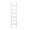 White, variant on Decorative Vertical Ladder with Towel Rack Design for Blankets - Slim Storage Stand with Hooks for Bedroom or Living Room - Classic Textile Display Accent for Home Decor Ladder - 76", Black