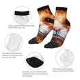 thumbnail image 5 of Rocae Oil Painting Colorful Hamster for Premium Adult Socks,Comfortable, Breathable, and Durable Socks, Perfect for Everyday Wear, 5 of 7