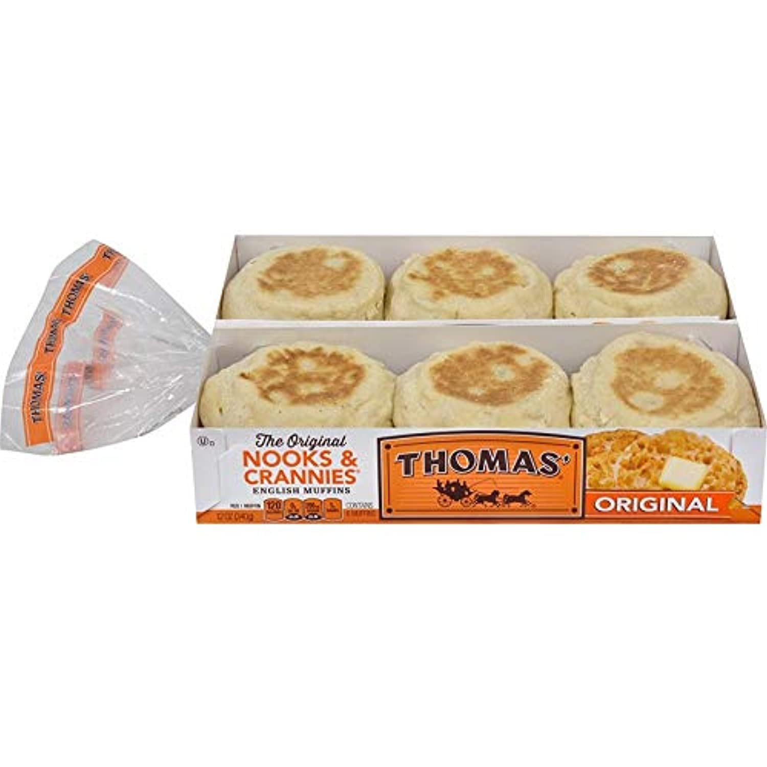 Thomas Original English Muffins - Value Twin Pack - Walmart.com