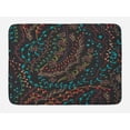 thumbnail image 1 of Floral Bath Mat, Colorful Herbs and Flowering Stems on Dark Backdrop Nature Coming Alive in Spring, Non-Slip Plush Mat Bathroom Kitchen Laundry Room Decor, 29.5 X 17.5 Inches, Multicolor, Ambesonne, 1 of 2
