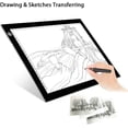 thumbnail image 5 of A4 Lighted Tablet, Ultra Thin Power Adjustable Brightness LED Drawing Tablet, Magnetic Memory Touch Key Screen Printing Tablet, 5 of 5