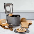 thumbnail image 4 of Programmable Bread Maker Machine with 12 Settings Including Gluten Free, 3 Loaf Sizes, and Crust Color Options, 3 lb Capacity, Gray Bestseling, 4 of 6