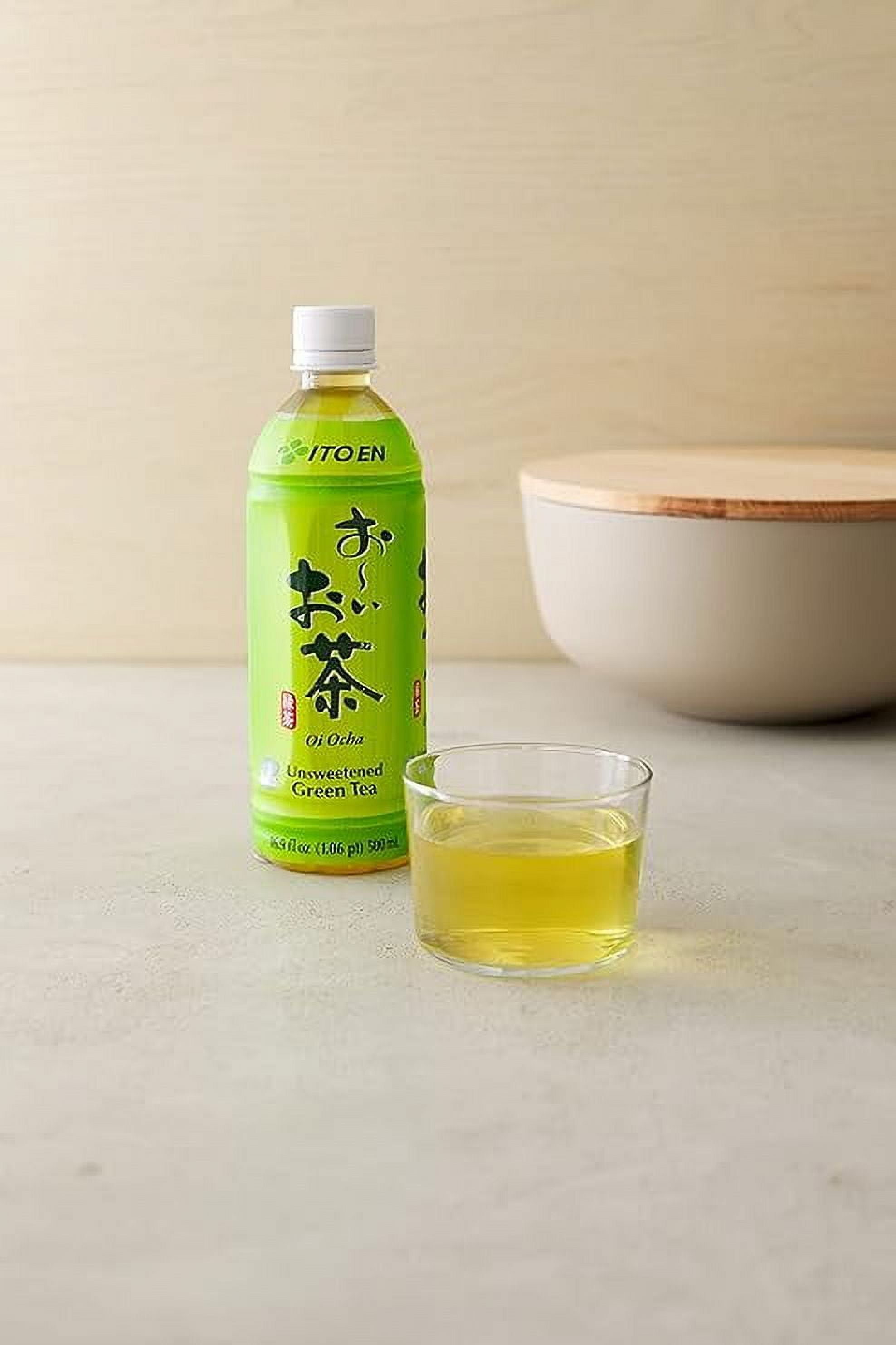 (12 pack) Ito En Oi Ocha Green Tea, Unsweetened Bottled Tea, 16.9 fl oz, 12 pack