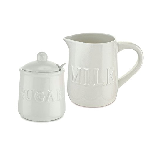 KOVOT Ceramic Cream and Sugar Set Includes 12 oz Sugar Jar & 32 oz