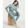 thumbnail image 5 of Real Essentials 3 Pack: Women's Fleece Jogger Sweatpants (Available in Plus Size), 5 of 6