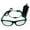 Grass Green, variant on LED EL Wire Glasses Light Up Glow Sunglasses Eyewear Shades for Nightclub Party