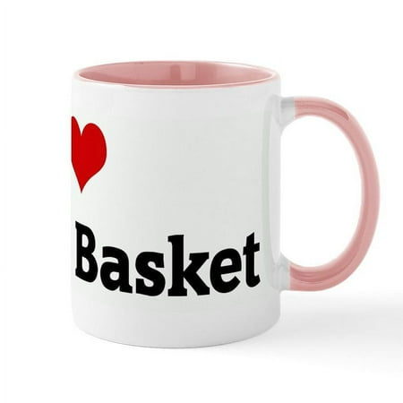 

CafePress - I Love Market Basket Mug - 11 oz Ceramic Mug - Novelty Coffee Tea Cup
