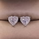 thumbnail image 5 of Fiudx Colgantes de Corazón de Cristal, Elegantes Pendientes de Aleación, Joyería de Moda Brillante, Regalo de Cumpleaños o Boda, para Uso Diario, Estilo Femenino, Incluye 1 Par., 5 of 6