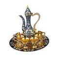 thumbnail image 3 of Juego de café turco, vajilla para bebidas, juego de vino de lujo para boda, juego de servicio de té, juego de tazas de café turco para dormitorio de, 3 of 8
