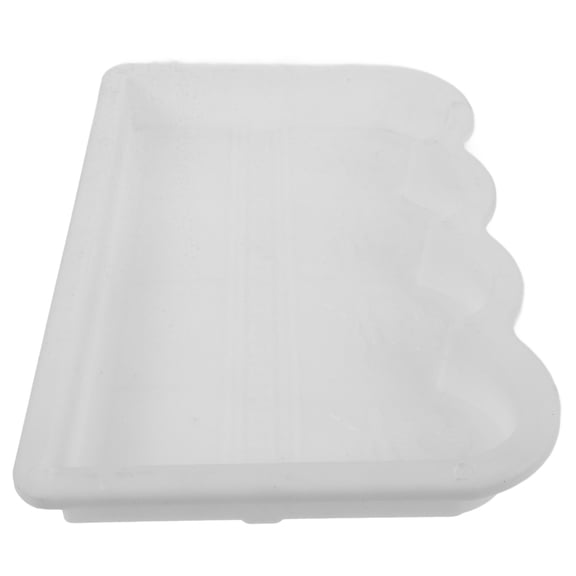 LOLIPPYY Reusable White Plastic Mold for Antique Style Cemetery and Garden Fence Cement Casting