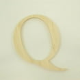 thumbnail image 3 of Package of 1, 6 Inch X 3/4" Thickness Baltic Birch Wood Letter Q in The Times New Roman Font, Thick, Upper Case for Art & Craft Project, Made in USA, 3 of 4