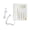 White[cite: 1], variant on YAHHU Desktop Telephone Hotel Landline Phone Big Oval Button Home Corded Phone HD Caller Display Screen Wired Phone for Britain Black 8.27 inches / 21 cm[cite: 1]