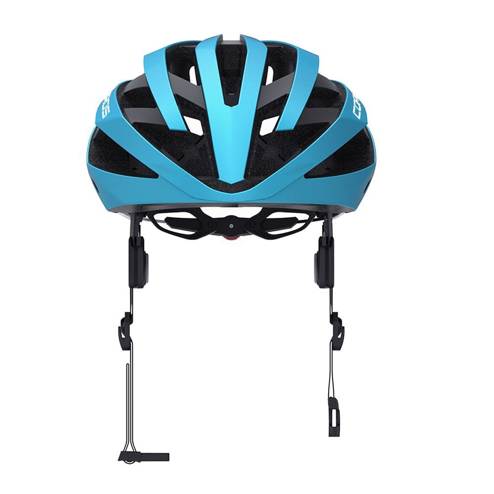 Coros Omni Smart Cycling Helmet w//Bone Conduction Audio Calls Navigation Connects via Bluetooth Music Adjustable Sizing LED Tail Lights SOS Alert Removable Visor