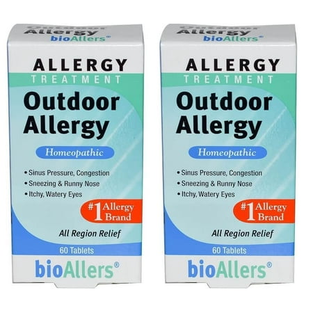 NatraBio - BioAllers, Allergy Treatment, Outdoor Allergy, 60 Tablets - 2 (Best Treatment For Allergies)