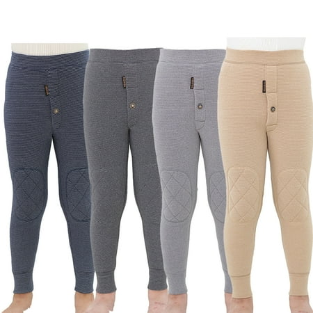 

KYAIGUO Kids Boys Winter Thermal Leggings Baby Teen Warm Thick Leggings Toddler Autumn Fleece Lined Pants Sports Tights Base Layer Pants for 2-14Y