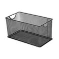 thumbnail image 3 of Siruishop CD Storage Box Multifunction Mesh Open Storage Bin for Laundry Black, 3 of 8