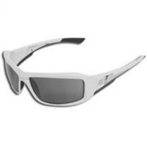 Edge XB146 Non-Polarized Safety Glasses, Unisex, Polycarbonate Lens, Full Frame, Nylon Frame, White Frame