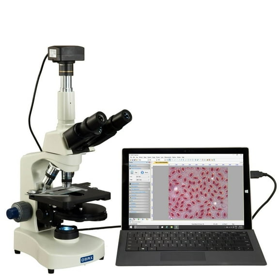 OMAX 40X-2500X Super Speed 18MP USB 3.0 Digital Plan Phase Contrast LED Lab Trinocular Microscope