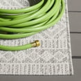 thumbnail image 4 of SAFAVIEH Courtyard Wyatt Geometric Indoor/Outdoor Area Rug, Ivory/Light Grey, 4' x 5'7", 4 of 12