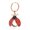 Rose/Red, variant on Ladybug Pendant Keepsake Cremation Jewelry for Ashes Urn Necklace Lockets Keyring for Human Ashes Pet Ashes Human Memorial Keychain