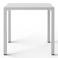 thumbnail image 5 of WestinTrends Playa 31.5" Iron Metal Frame Outdoor Square Patio Dining Table, Gray, 5 of 16