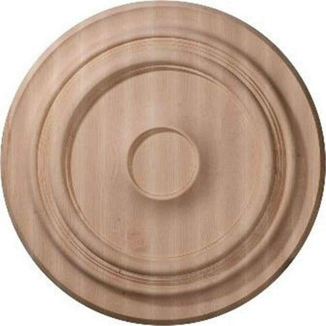 Ekena Millwork CMW16TRRO 16 Po. OD x 1.12 Po. P Médaillon de Plafond Traditionnel Sculpté - Chêne Rouge