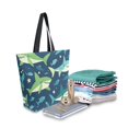 thumbnail image 2 of FORMRS Womens Canvas Tote Bag with Zipper Inner Pocket Shoulder Handbag, Sharks Pattern, 2 of 7