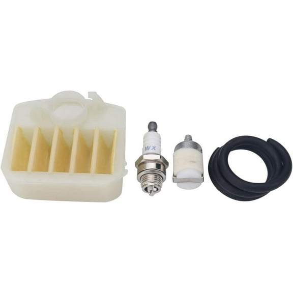 Air Filter Fuel Line Filter Spark Plug Kit for Husqvarna 340 345 346 XP 350 351 353 Chainsaw Tune Up Maintenance