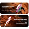 thumbnail image 3 of Hand-Cranked Copper Column Three Hook Bait Pink Dot, 3 of 4