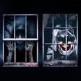 thumbnail image 3 of Halloween Window Door Cover Set 2 Piece Hanging Backdrop Cloth Horror Ghost Scene Decoration for Outdoor Indoor Use, 3 of 3